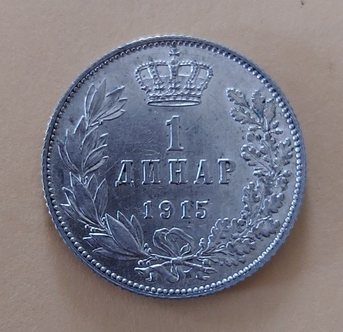 Serbia dinara 1915 silver - 1,