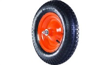 Ruota per carriola pneumatica 3.50-8 modello vespa asse corto o lungo Gomma