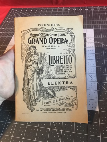 Antique 1909 grand opera - grand,