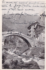 16676-LOCALITA' NON SPECIFICATA, ZONA DI MONTAGNA CON ANTICO PONTE, 1919