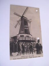Milano Fiera Milano 1924 visita di S.M. il Re alla mostra Philips non sp f. p. 