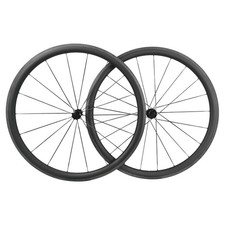 Set ruote tubolari/clincher 700C profondità 50/60 mm carbonio bici da strada 36T mozzo a cricchetto 