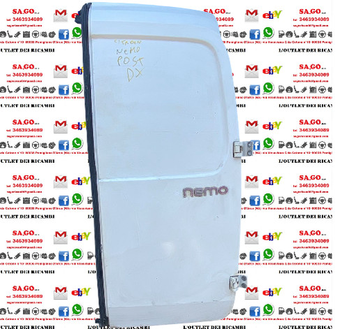 Portellone posteriore destro - posteriore,