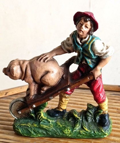 Antica statuina presepe - presepe, in