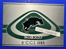 Targa csio roma - 🔵,