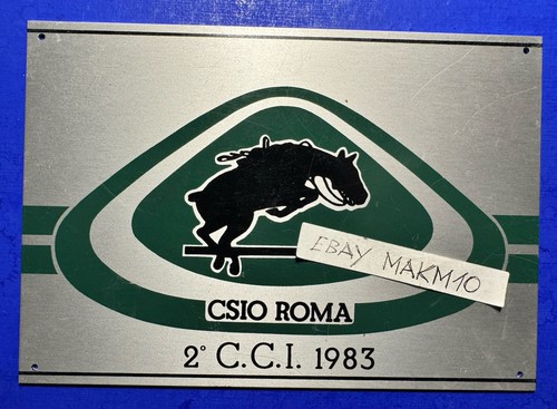 Targa csio roma - 🔵,