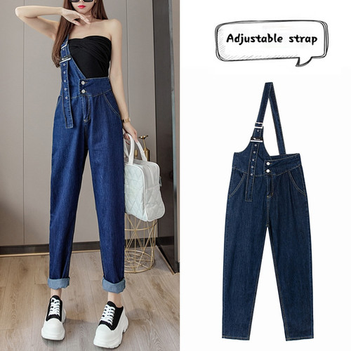Salopette donna denim - salopette,