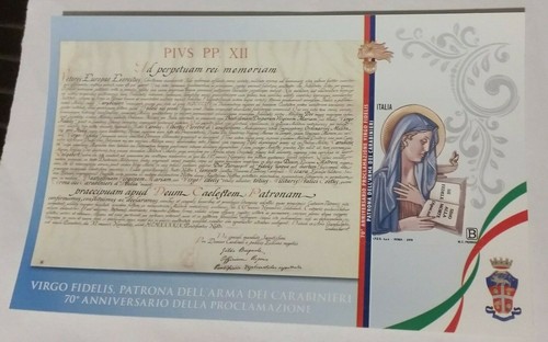 Foglietto francobollo virgo - francobollo,