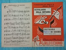 SPARTITO MUSICALE SCIVOLANDO SULA CHITARRA DI SOGNO ABNER ROSSI EDIZ. ARLECCHINO