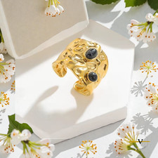 ANELLO DONNA FASCIA PIETRE