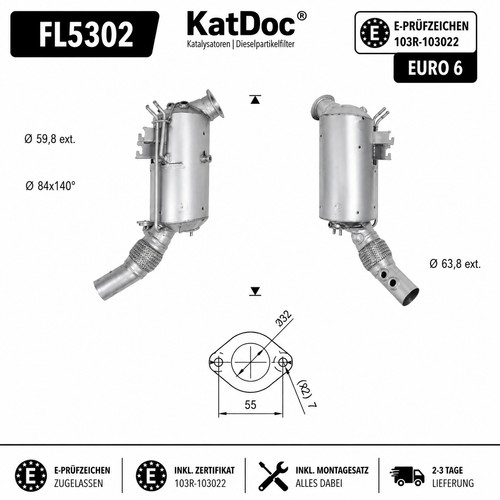 Filtro antiparticolato dpf - antiparticolato,
