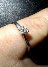 Anello vintage platino - vintage,