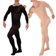 Collant uomo trasparente