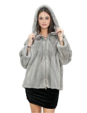 Cappotto pelliccia 46 zaffiro