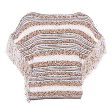 Maglione donna Max Mara taglia M Max & Co a righe con volant