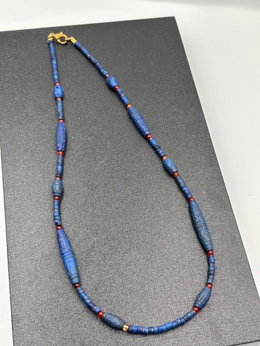Collana perle tubolare - collana,