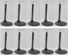10 pezzi espositore tipo C scala 1/6 porta bambole adatto per action figure 12" nero