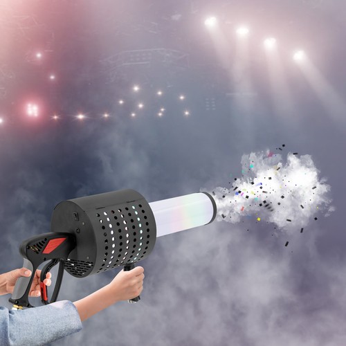 Led co2 confetti mano jet - led,