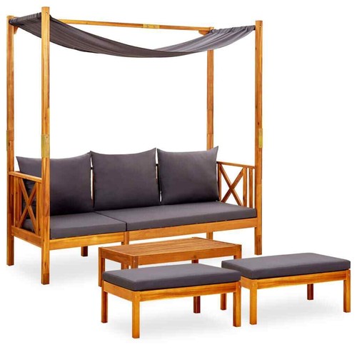 Vidaxl panca giardino con - vidaxl,
