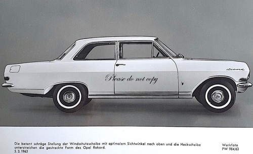 Opel record 1963 - opel,