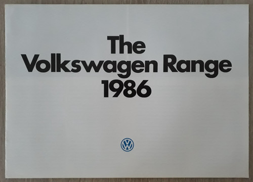 Brochure gamma volkswagen 1986 - brochure,