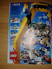 Pubblicità Advertising Werbung Publicitè LEGO CITTA' AEROPORTO MOTOSCAFO 1991