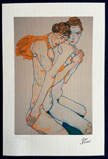 Egon Schiele Litografia COA