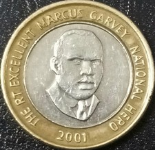 JAMAICA MONETA BIMETALLICA 20 DOLLARI 2001 CIRCOLATA