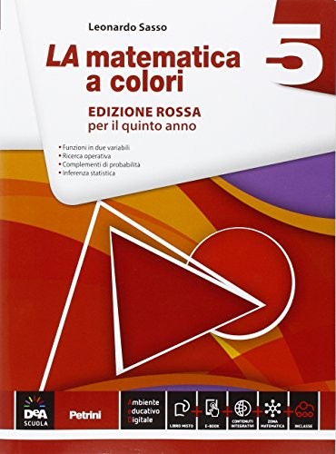 Matematica colori rossa 5 - a,