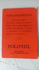 CATALOGO MINI ASSEGNI  - POLIPHIL 1977