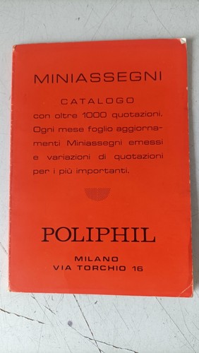 Catalogo mini assegni - catalogo,
