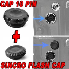 TAPPO 10-PIN MC-30 SINCRO FLASH FOTOCAMERA ADATTO PER NIKON F2 F3 F4 F5 F6 F7 F
