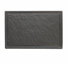 VULCANIA NERO PIATTO RETTANGO