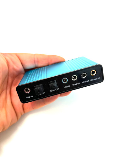 Usb sound card 6 channel - 6,