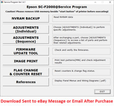 Epson Plotter Service Program