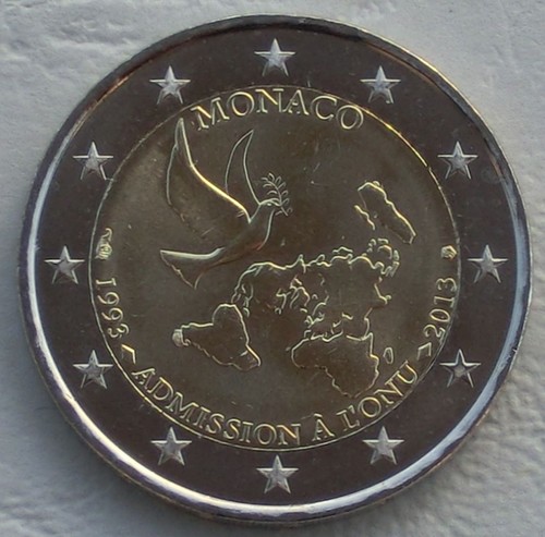 Moneta commemorativa monaco - moneta,