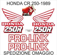 Adesivi in kristal HONDA CR 250 1989+ forcellone 