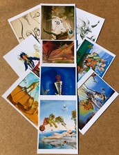 New set of 10 Salvador Dali