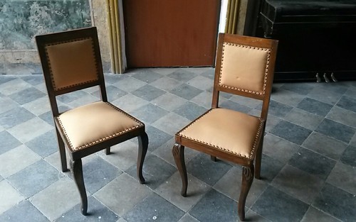 Coppia sedie imbottite - imbottite, da