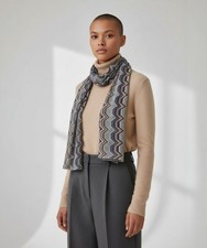 Missoni sciarpa in cotone zig