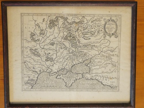 Mappa mercatore anni 1590 - mappa,
