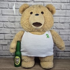 Ted 2 Talking Movie Taglia 22" Peluche Orso Esplicito Bottiglia Birra Gilet Top