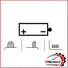 BATTERIA PER MOTO YUASA 12N5,5-4B 12N5.5-4B 12V 6AH 138X61X131MM CCA55