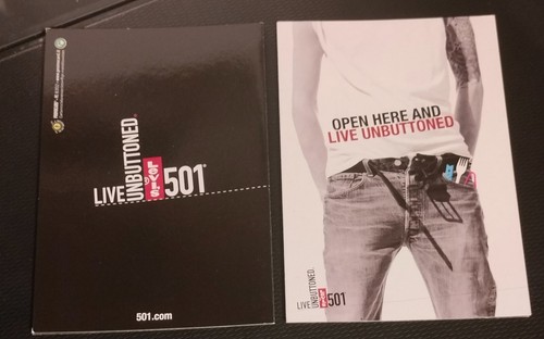 Levis 501 promocard 8291 - 501,