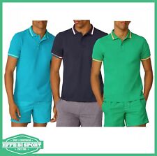 Polo Sundek uomo maglia con colletto e bottoni t-shirt manica corta casual logo