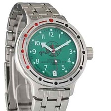 Orologio Vostok Amphibia 420386 Scuba Dude Military Diver Automatico Venditore USA