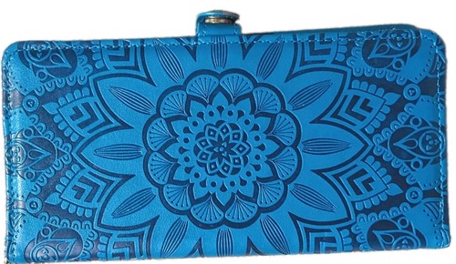 Portafoglio polso lungo blu - da,