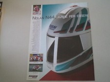 advertising Pubblicità 1991 CASCO HELMET NOLAN N44 N 44  ALEX CRIVILLE/SITO PONS