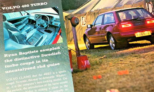 Volvo 480 turbo launch - volvo,