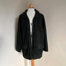 Giacca pelle nabuk nera - giacca,